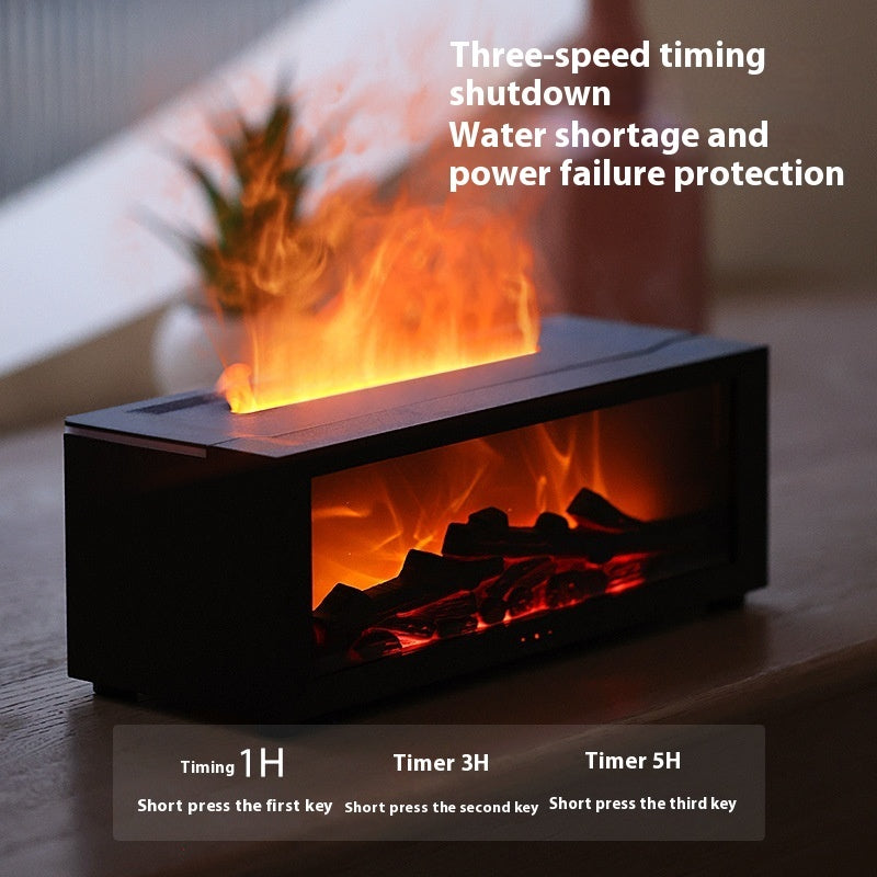 FlameGlow™ 3D Fireplace Aroma Diffuser