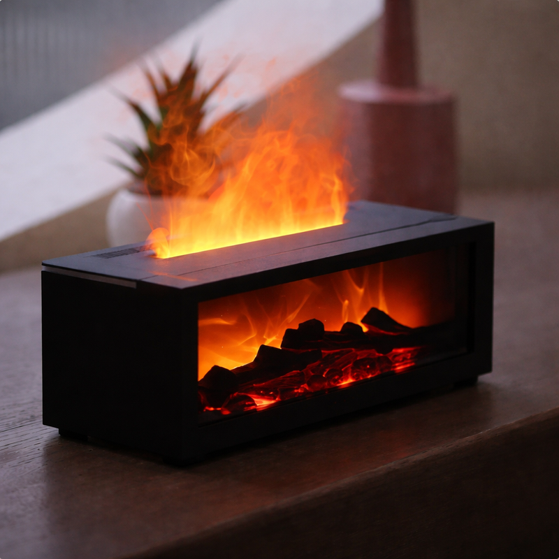 FlameGlow™ 3D Fireplace Aroma Diffuser