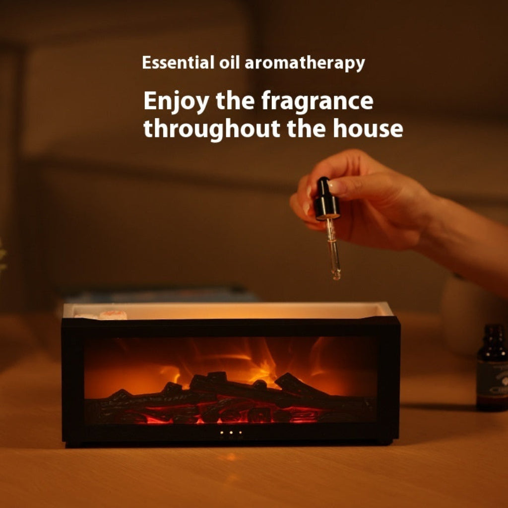 FlameGlow™ 3D Fireplace Aroma Diffuser
